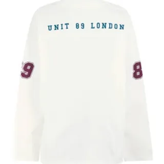 Shoeby longsleeve met backprint ecru, foto 5