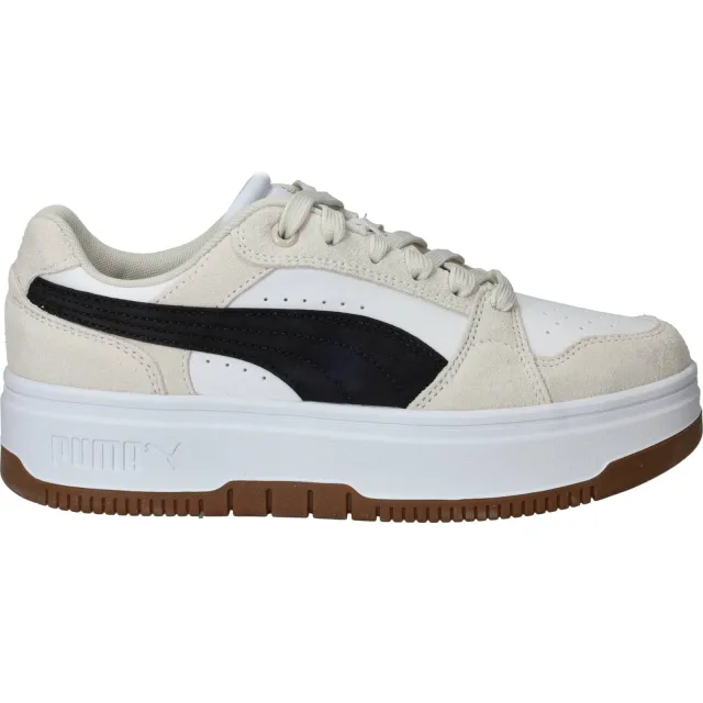Puma Rebound Femme Low SD sneaker wit Gebroken wit