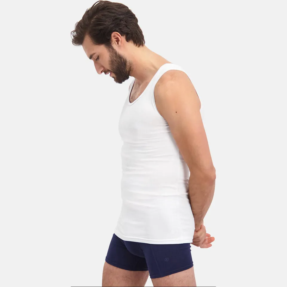 Bamboo Basics Stef singlet wit, foto 4
