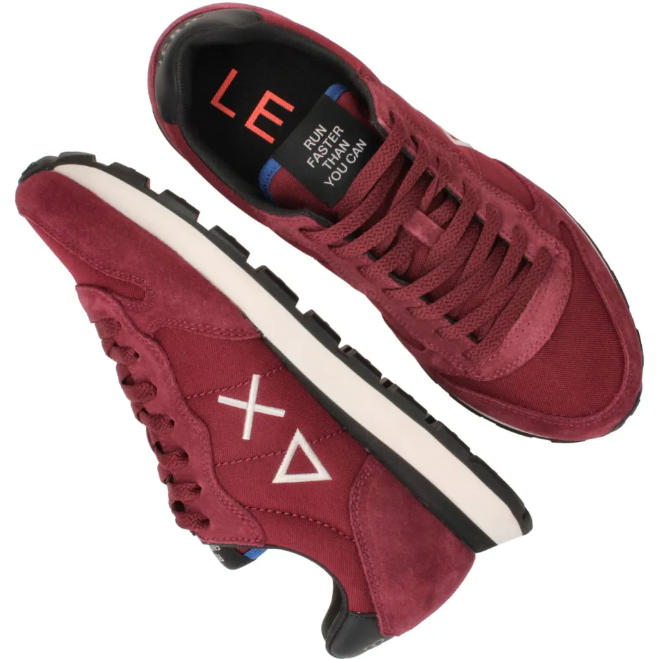 Sun68 Tom Solid lage sneakers rood, foto 5