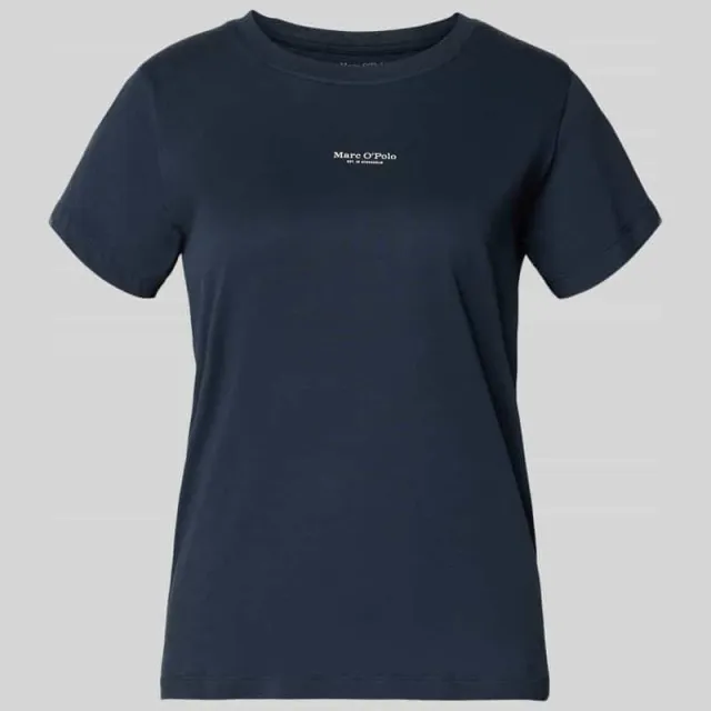 Marc O'Polo Regular fit Pyjamabovendeel van puur katoen donkerblauw, foto 2