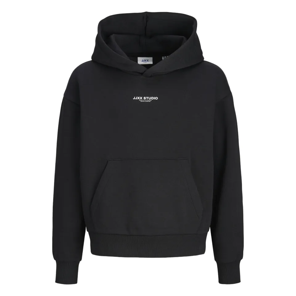 JJXX GIRL sweat hoodie met tekst - zwart, foto 2