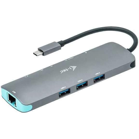 i-tec USB-C Metal Nano dockingstation grijs