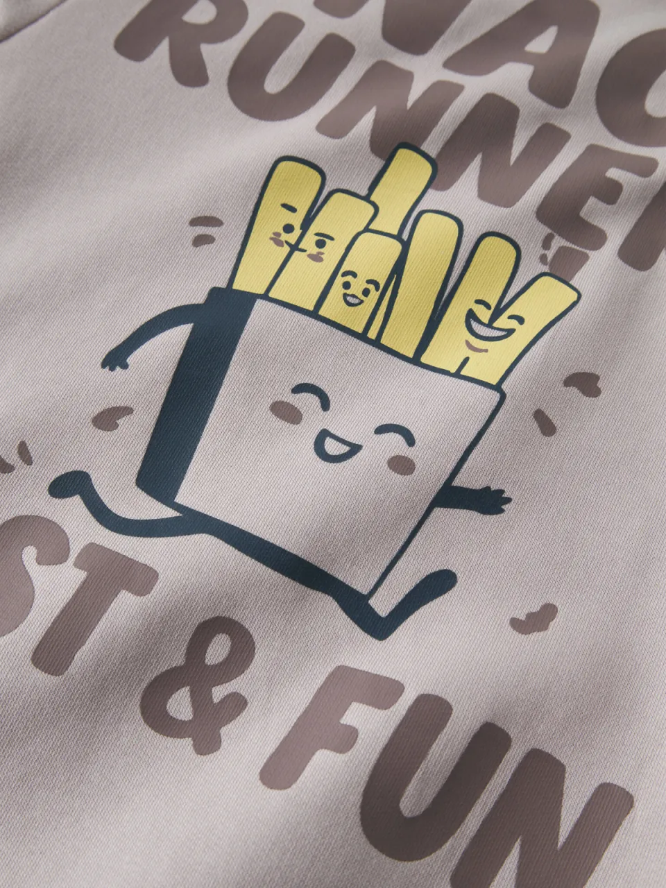 GUPPY MINI sweater met backprint - lila, foto 5