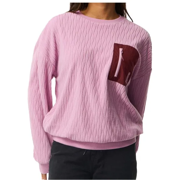 Rip Curl Women's S-Series Jacquard Fleece - Fleecetrui, roze