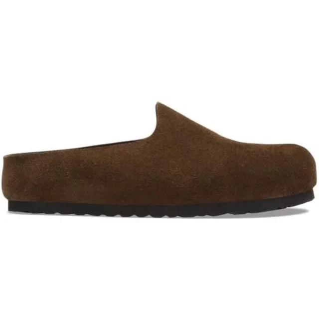 Birkenstock Amsterdam Wrapped carafe Suede Unisex Bruin