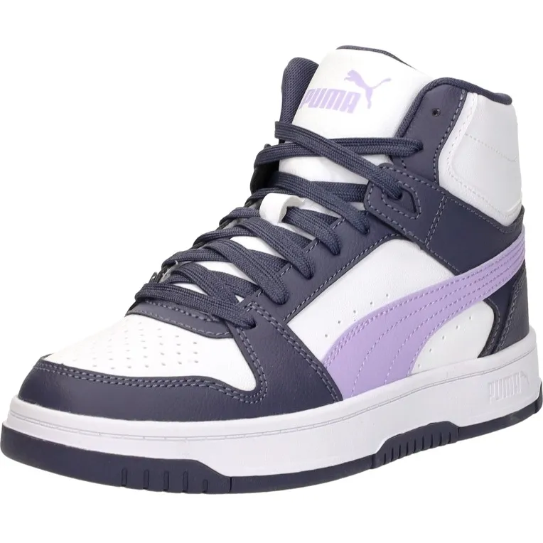 Puma Rebound Slam Mid Jr hoge sneaker wit paars, foto 4