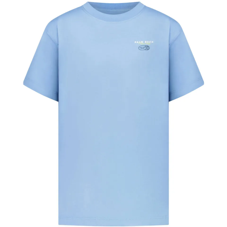 Cars T-shirt met backprint lichtblauw, foto 2