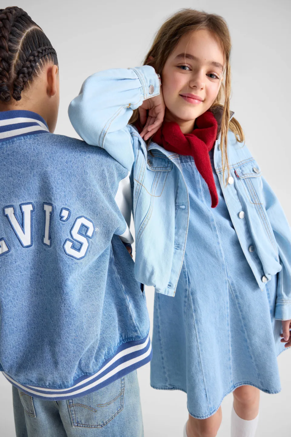 Levi's spijkerjas light blue denim, foto 5