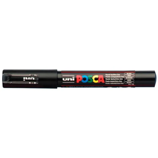 Posca marker met conische punt schrijfdikte extra-fijn zwart