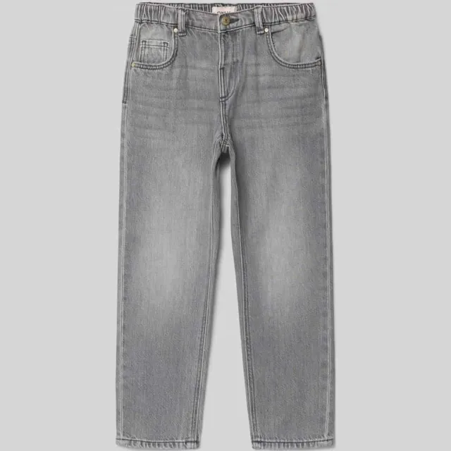 Only Straight fit jeans van puur katoen, model 'VALENTINE' medium grey denim, foto 2