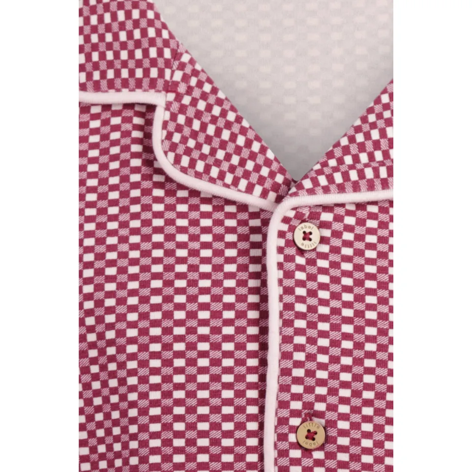 Little Label pyjama met geruite print rood, foto 4