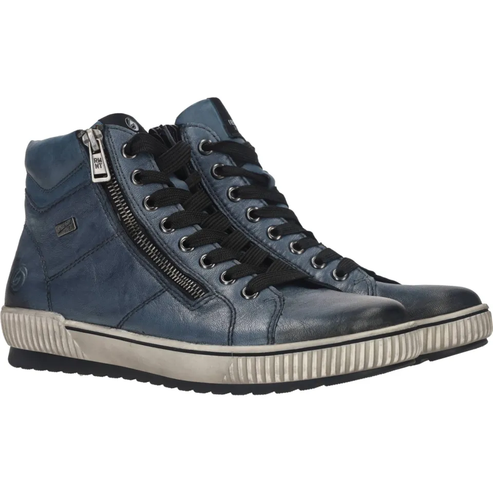Remonte hoge veterschoen blauw, foto 3