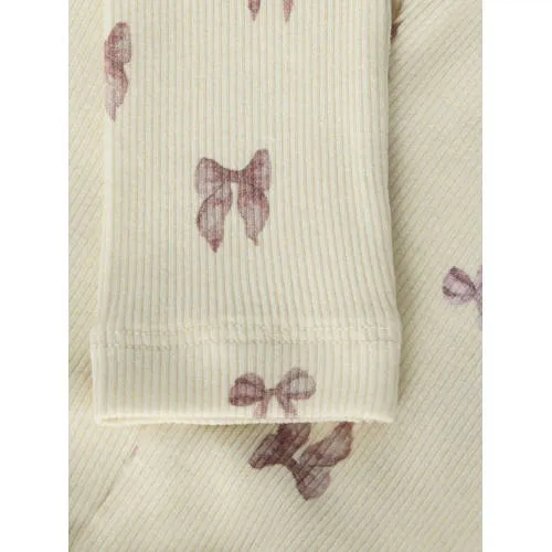 Lil' Atelier Baby slim fit legging ecru, foto 3
