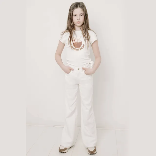 Frankie&Liberty T-shirt ecru met printopdruk