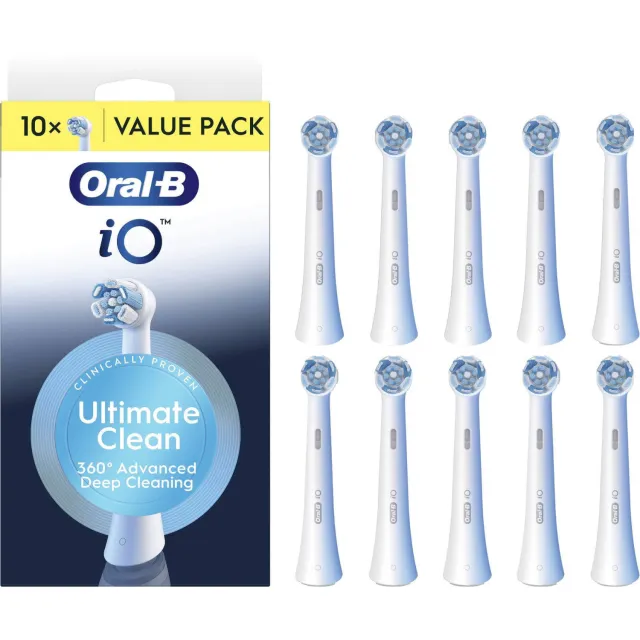 Oral-B iO Series Ultimate Clean opzetborstels - wit - 10 stuks