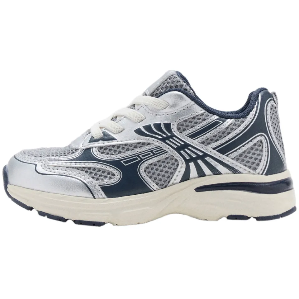 Mango Kids sneakers - donkerblauw/zilver, foto 4