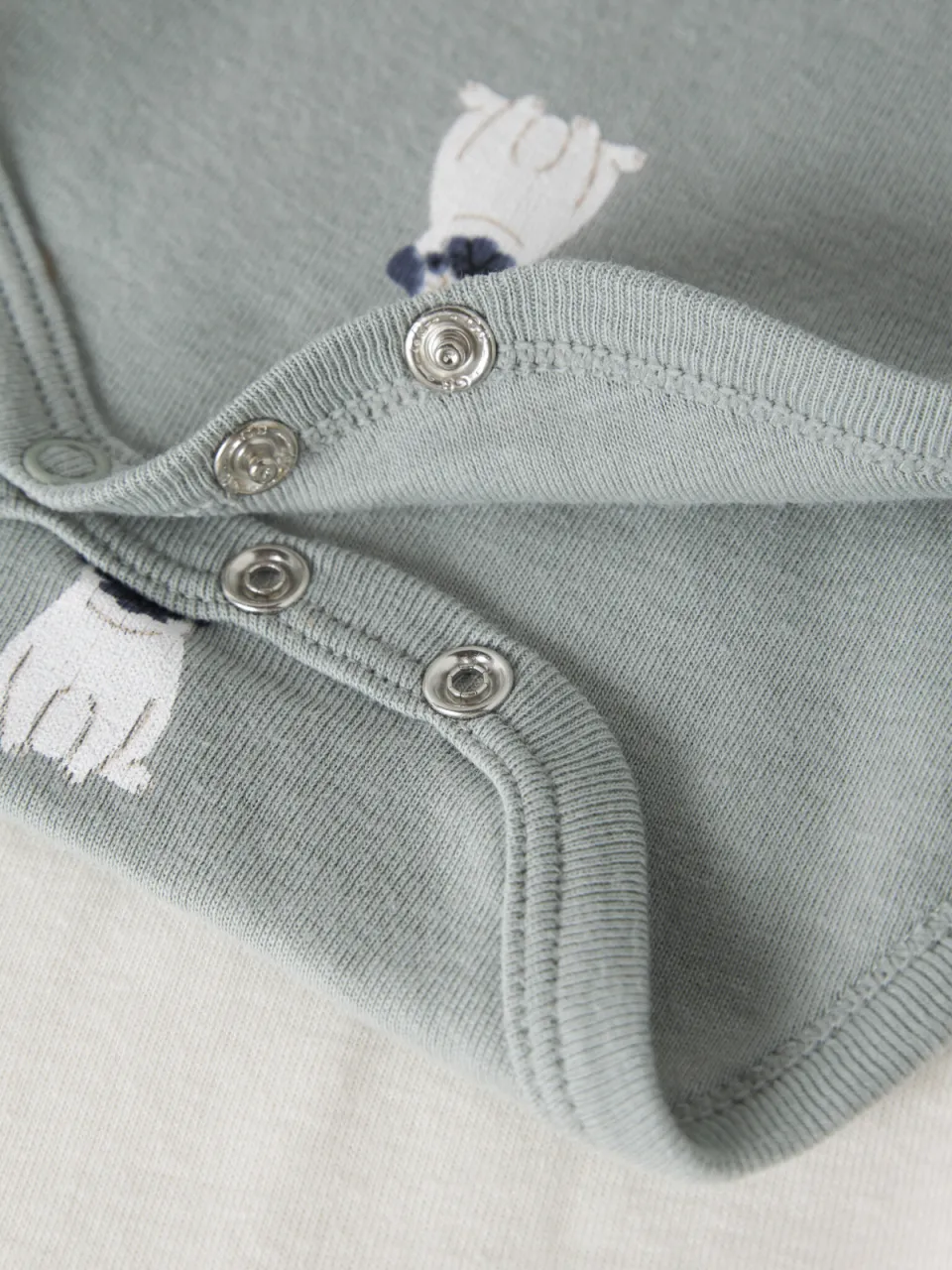 NAME IT BABY katoenen rompers met print (set van 3) groen/zand/ecru, foto 8