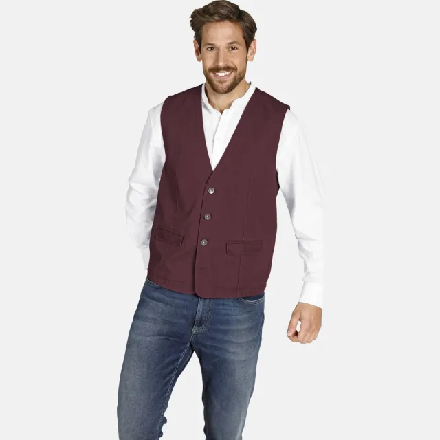 Jan Vanderstorm gilet TORELL Plus Donkerrood