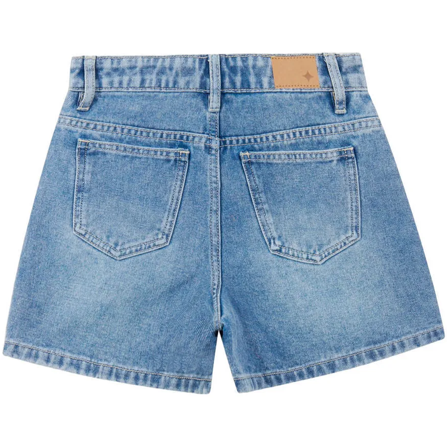 Shoeby denim regular waist short blauw, foto 4