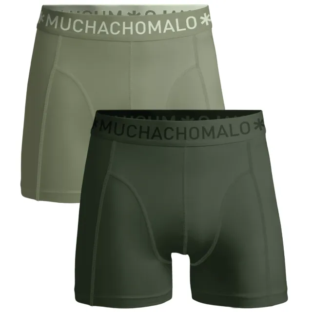 Muchachomalo Heren 2-pack Boxershorts Groen