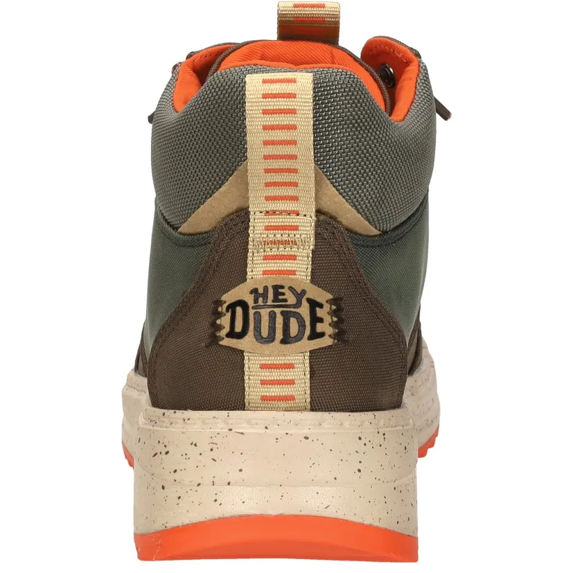 Hey Dude Tahoe Nylon hoge sneaker bruin, foto 4
