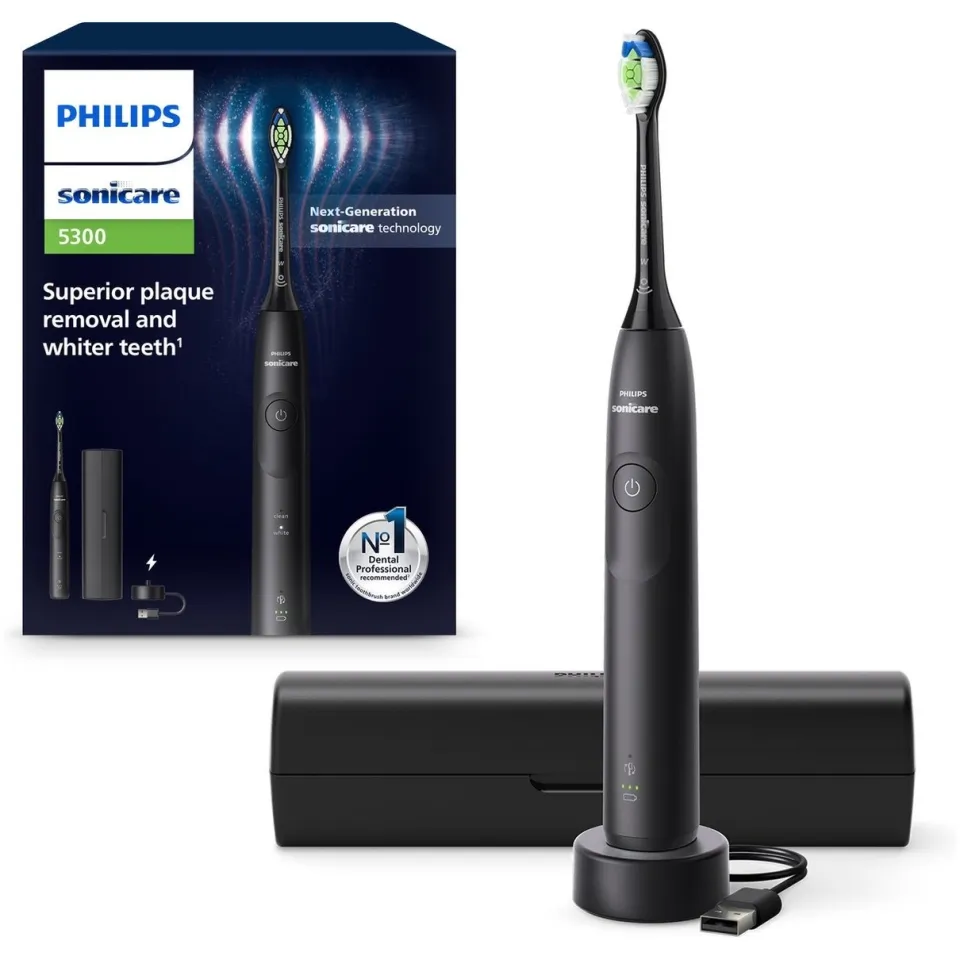 Philips HX7101/02 Sonicare 5300 tandenborstel zwart, foto 2