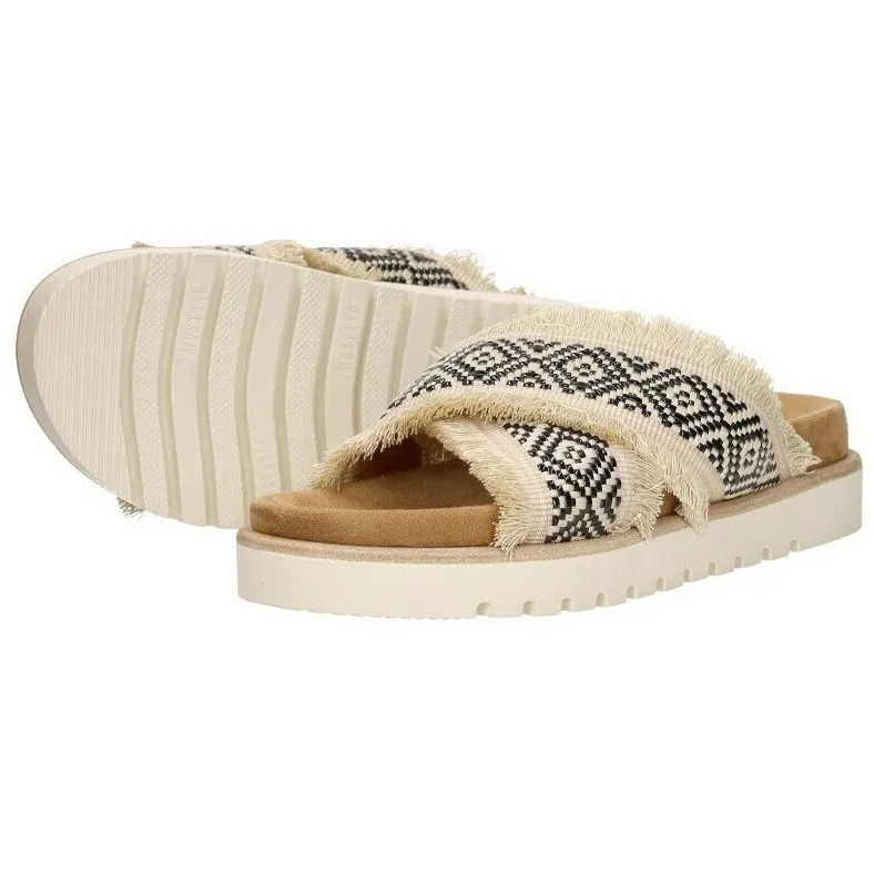 Mustang Slippers Dames Beige, foto 3