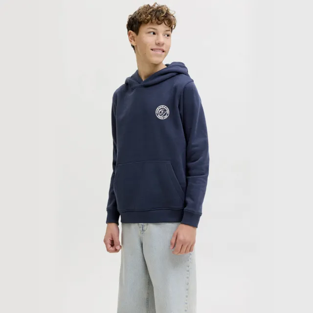 Jack & Jones JUNIOR hoodie donkerblauw