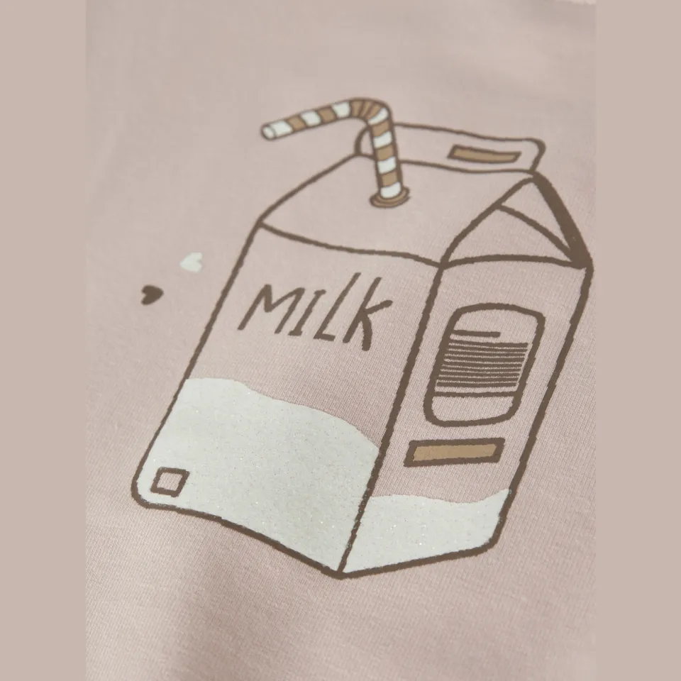 NAME IT MINI sweater met print - lichtroze, foto 6