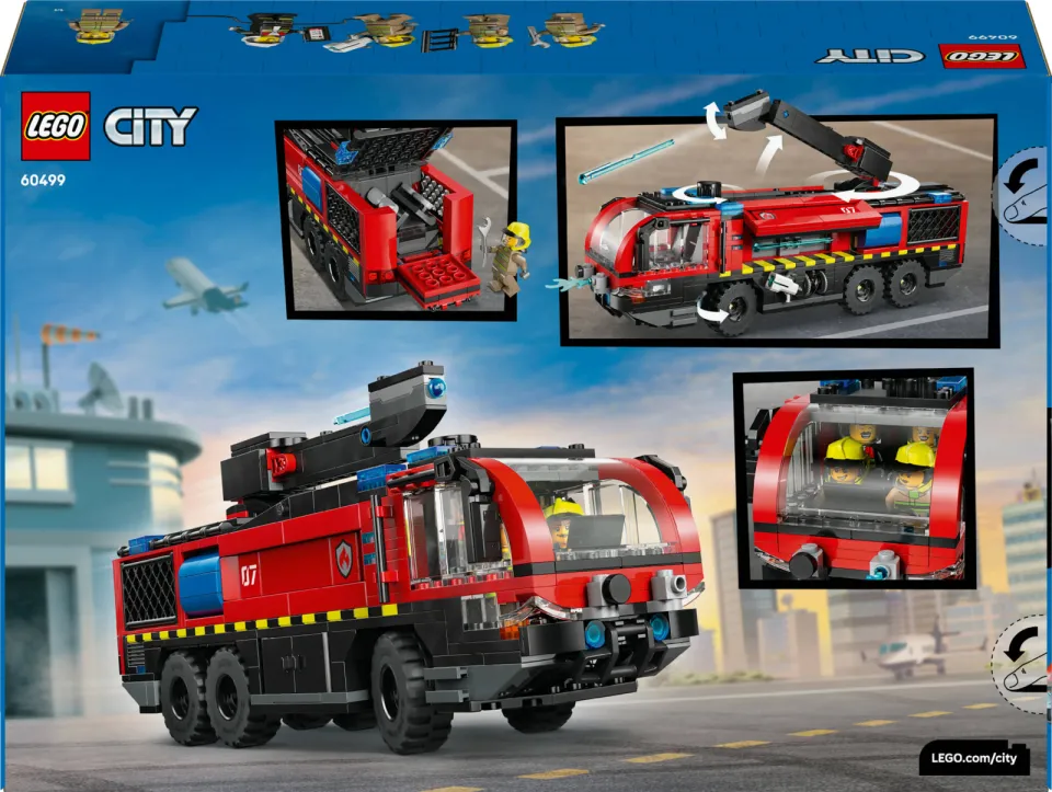Lego City Luchthaven brandweertruck 60499, foto 6