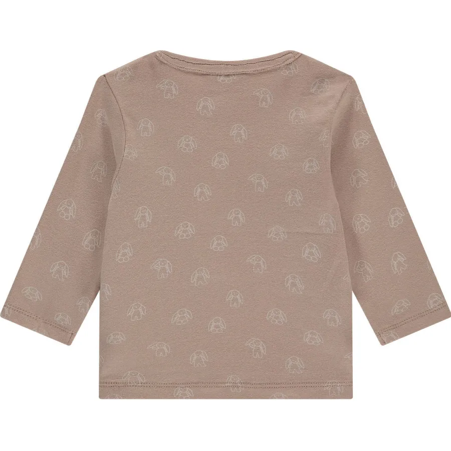Babyface longsleeve oudroze all-over print, foto 2