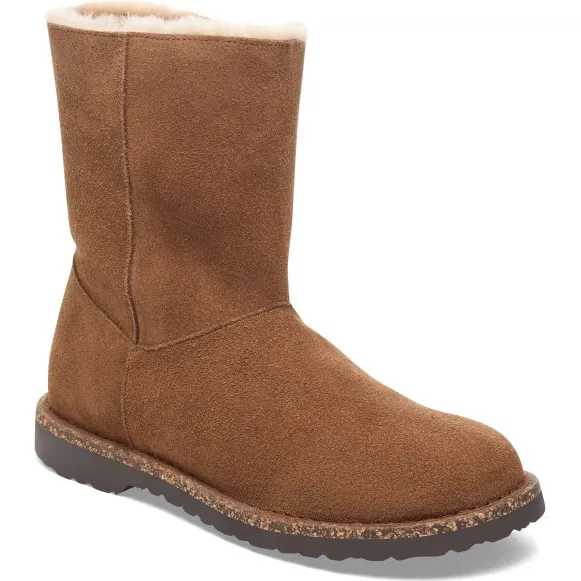 Birkenstock Uppsala Zip Shearling enkellaarzen bruin, foto 3