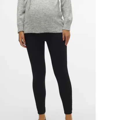Mamalicious skinny zwangerschapsjeans MLLUCY zwart, foto 4