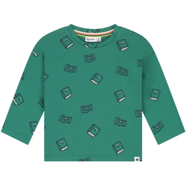 Babyface longsleeve groen met print