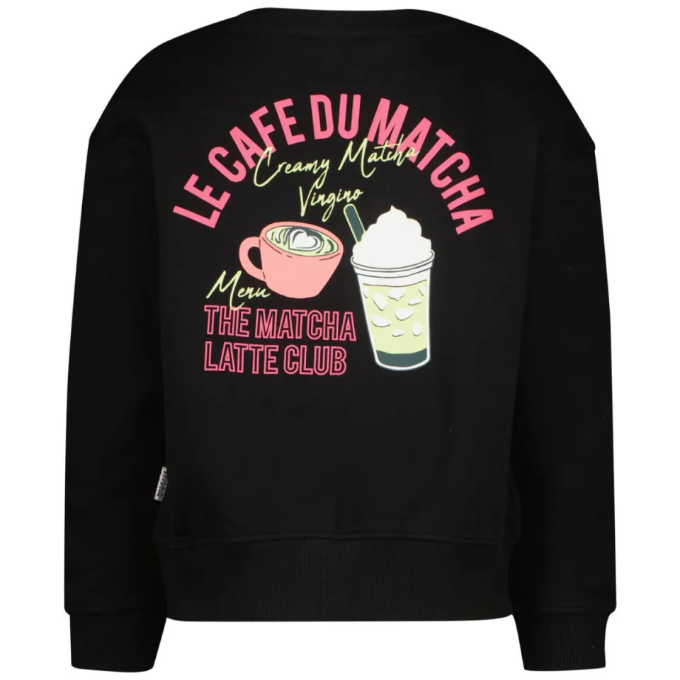 Vingino sweater met backprint - zwart, foto 3