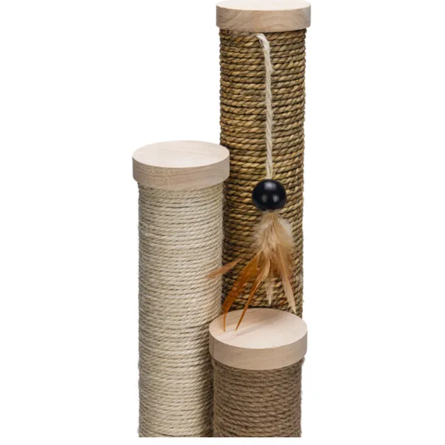 Designed by Lotte Willa houten krabpaal zand, foto 4