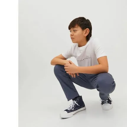 Jack & Jones regular fit gebreide chino blauw, foto 3