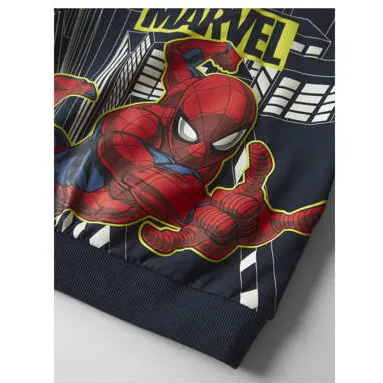 NAME IT MINI Spiderman sweater donkerblauw, foto 4