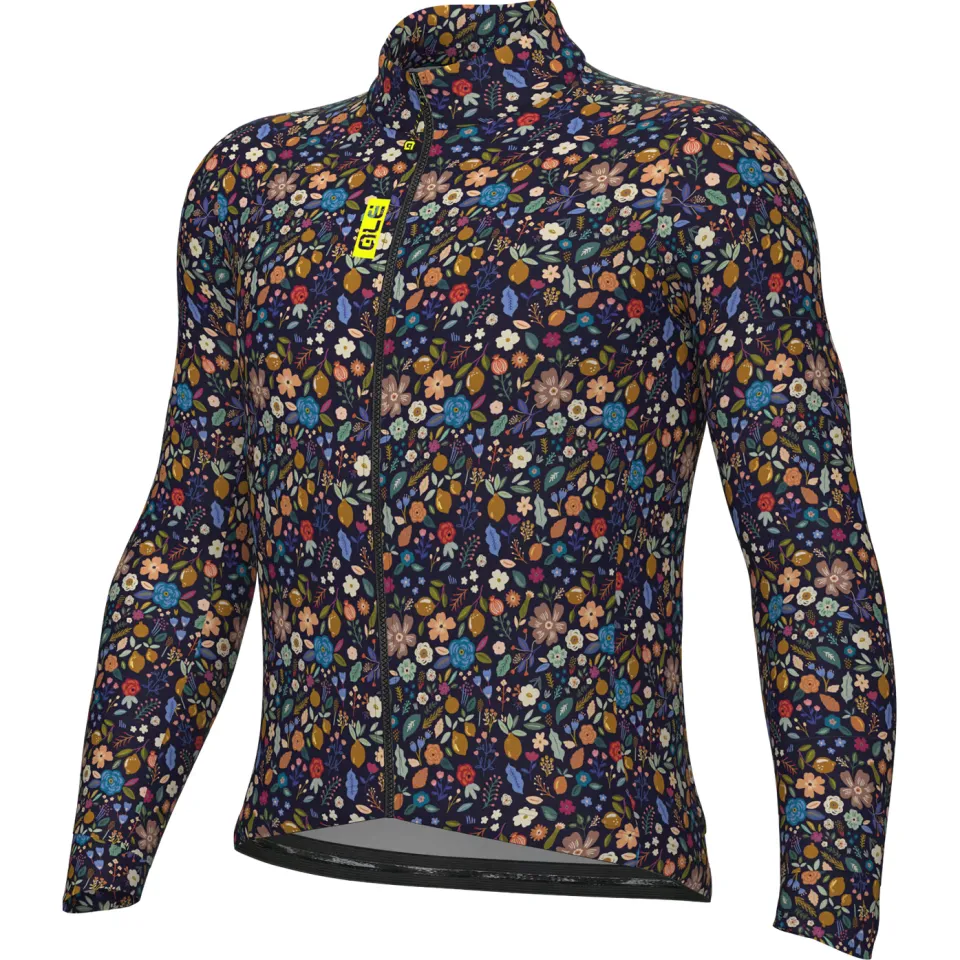 Alé Pragma Flowery fietsshirt lange mouwen grijs