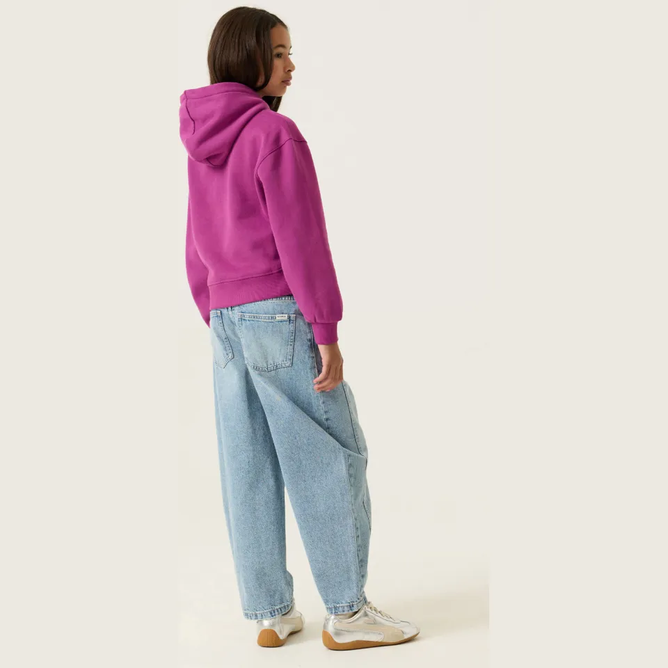 Garcia rechtvallende hoodie met tekst - fuchsia, foto 4