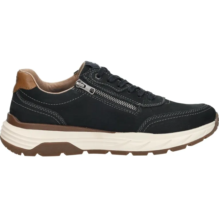 Rieker veterschoenen laag blauw