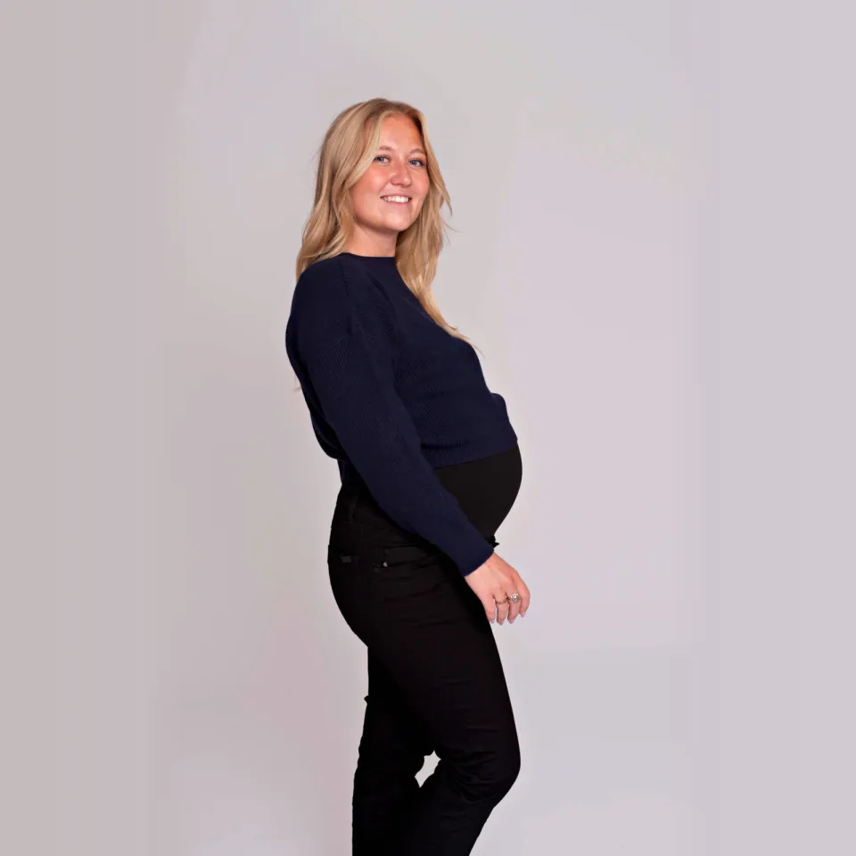 LOVE2WAIT one size zwangerschapstrui donkerblauw, foto 4