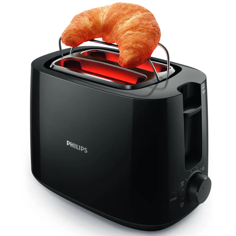 Philips HD2581/90 broodrooster zwart, foto 4