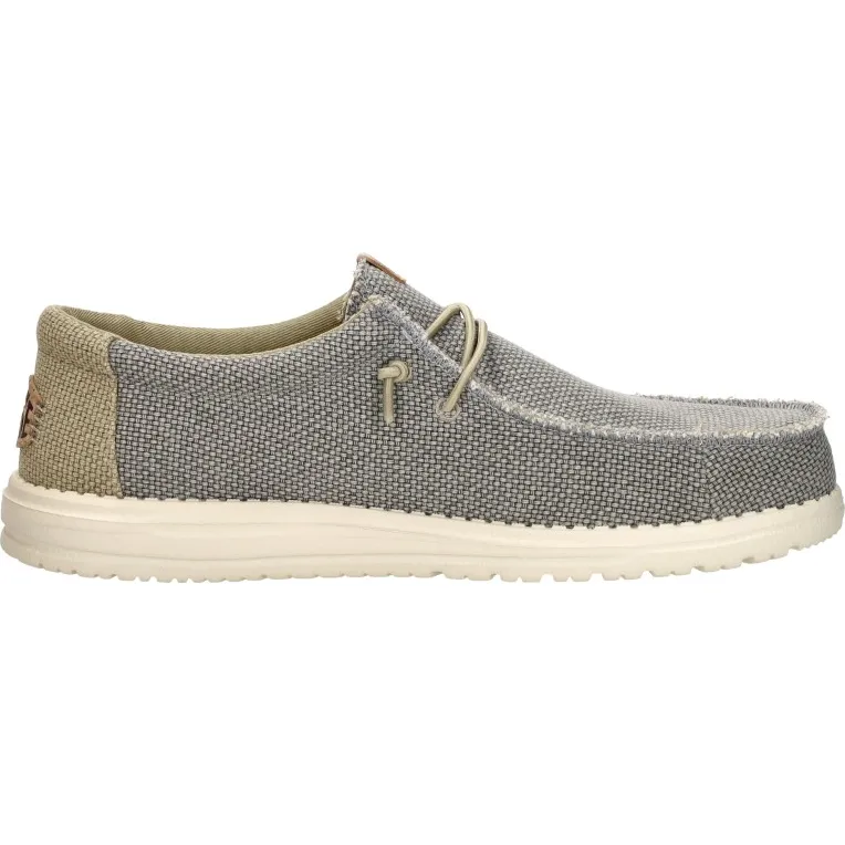 HeyDude Wally Braided instappers grijs