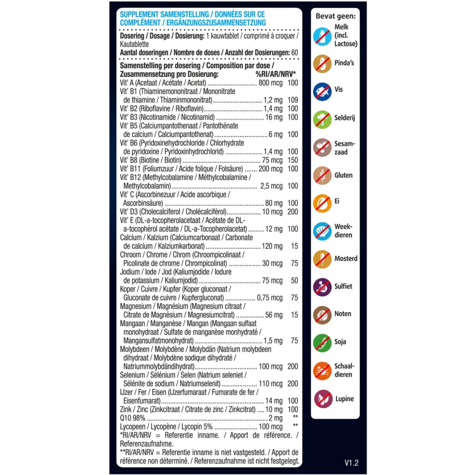 Lucovitaal Multi+ Compleet Weerstand kauwtabletten, foto 4