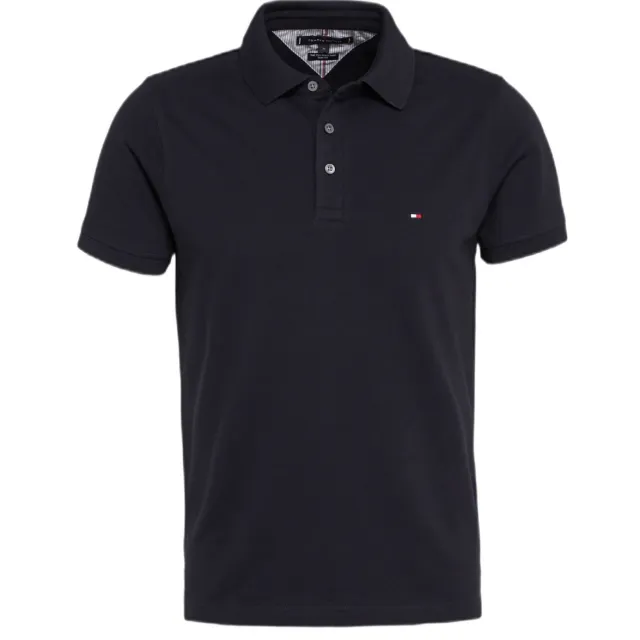 Tommy Hilfiger slim polo donkerblauw, foto 2