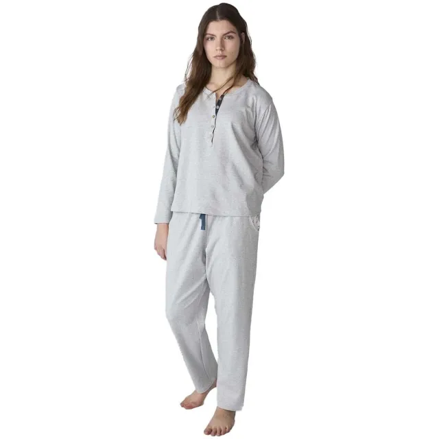 J&J Brothers JJBFP1800 pyjamaset grijs