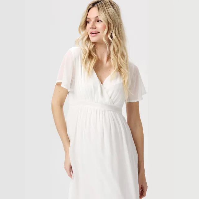 Noppies Amelie zwangerschapsjurk offwhite, foto 6