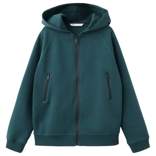 Mango Kids sweatvest - groen